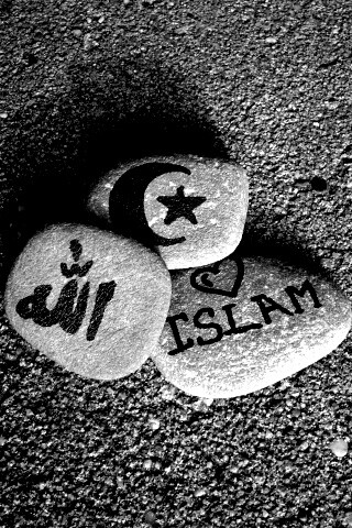 Религия на камнях обои