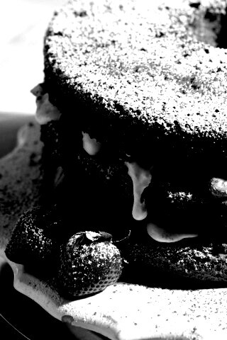 Десерт с фруктами обои