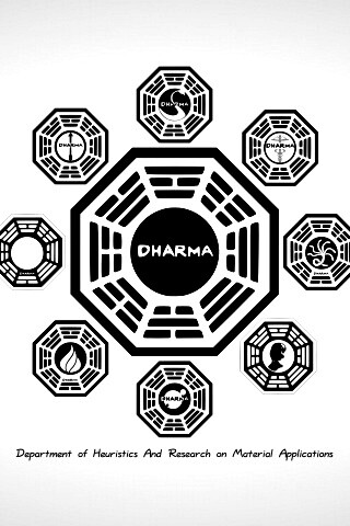 Логотипы станций Дхарма обои