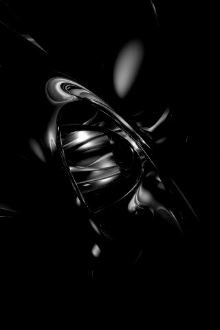 Темная переливчатая абстракция обои