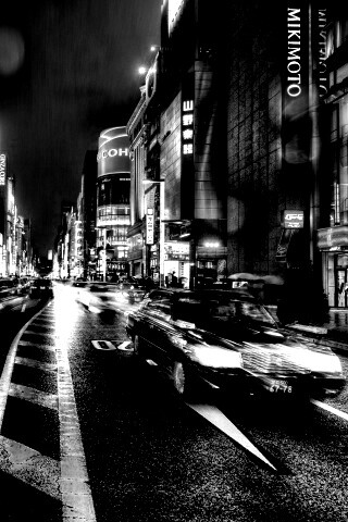 Ночное движение обои