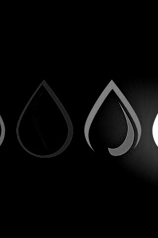 Четыре стихии в каплях обои