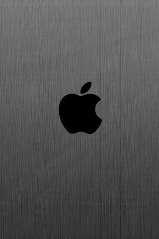 Apple на деревянном покрытие обои