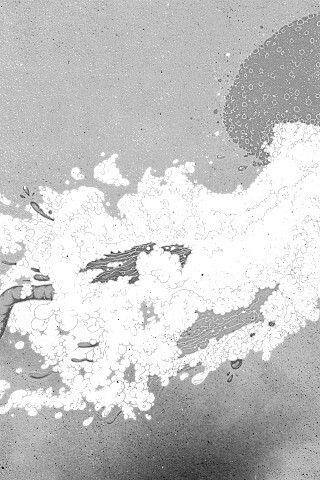 Розовая медуза обои