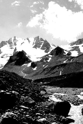 Горный пейзаж обои