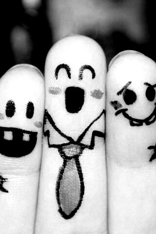 Пальцы-друзья обои