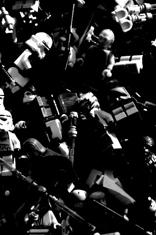 Человечки лего по мотивам звездных войн обои