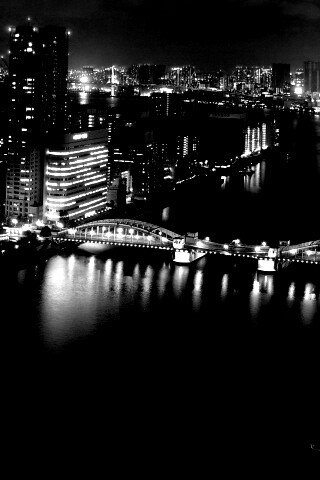 Ночной город обои