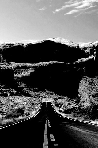 Дорога в горах обои