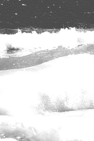 Голубые волны обои