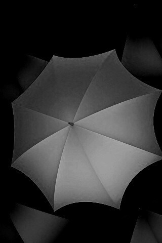 Жёлтый среди чёрных обои