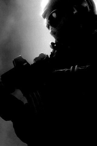 Солдат в маске обои