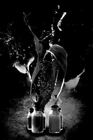 Разливающийеся краски обои