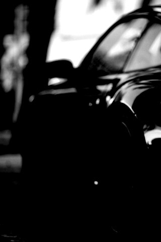 Черный порш обои