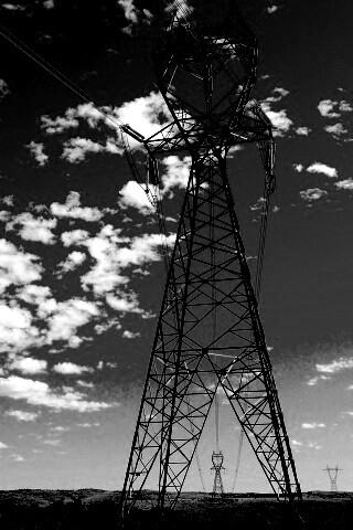 Линии электро передач обои