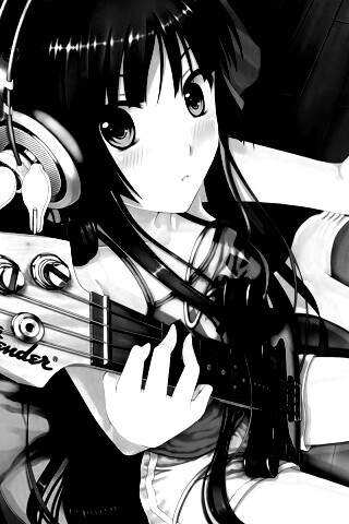 Лоли с гитарой обои