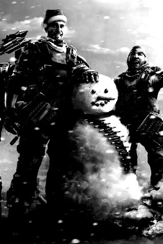 Новый год в шутере обои