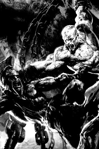 Бог войны обои