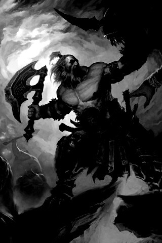 Варвар из Diablo 3 обои