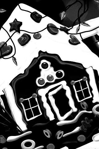 Пряничный домик обои