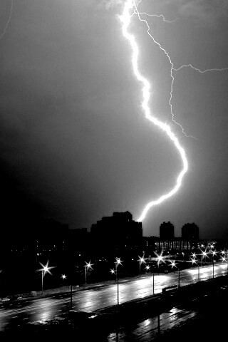 Молния обои