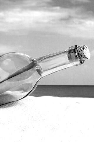 Послание в бутылке обои