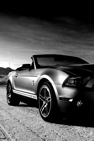 Ford Mustang на фоне гор обои