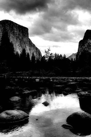 Мелкое русло реки обои