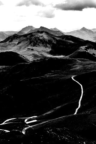 Извилистая горная дорога обои