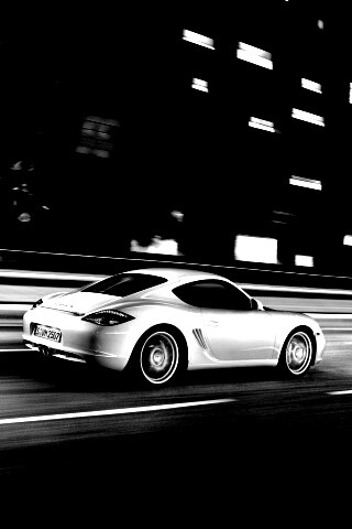 Porsche на трассе обои