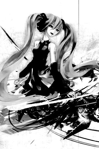 Арт с Хатсуне Мику обои