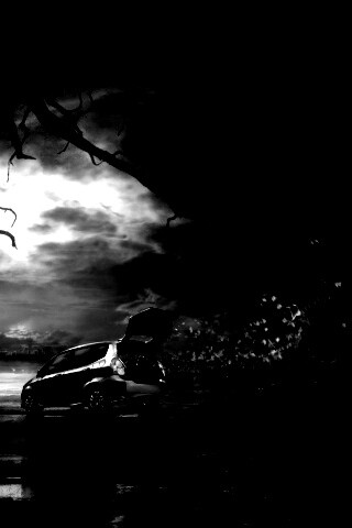 Темное авто обои