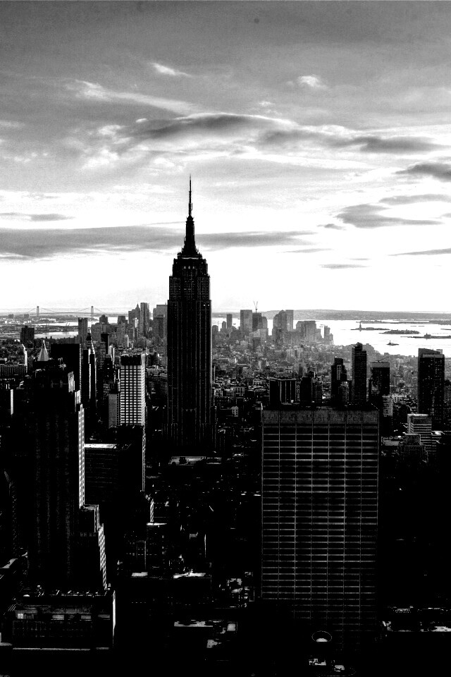 Большой город обои