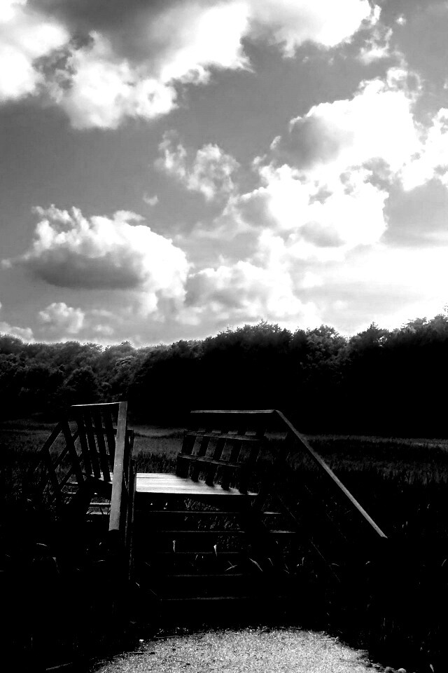 Мостик обои