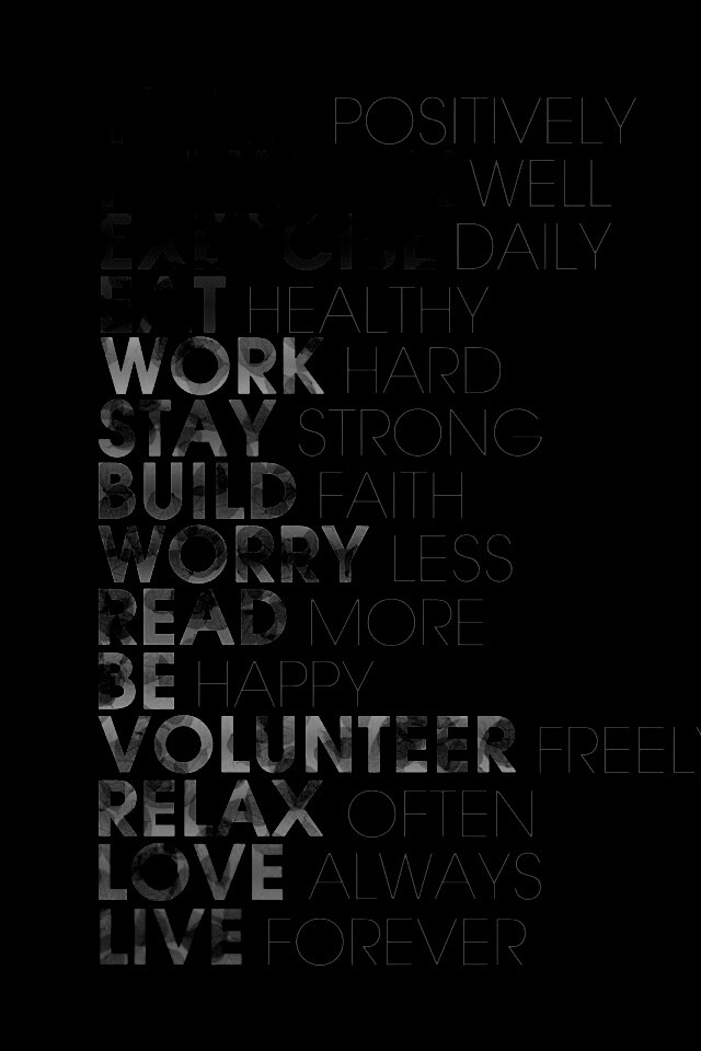 Think possitively обои