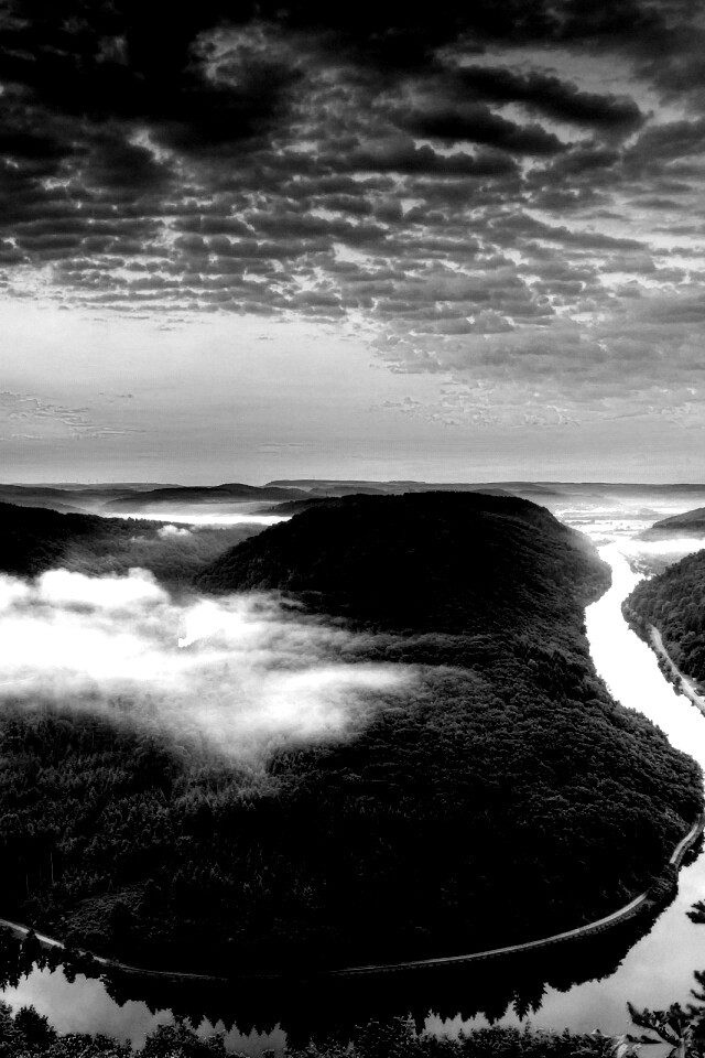 Кривая река обои