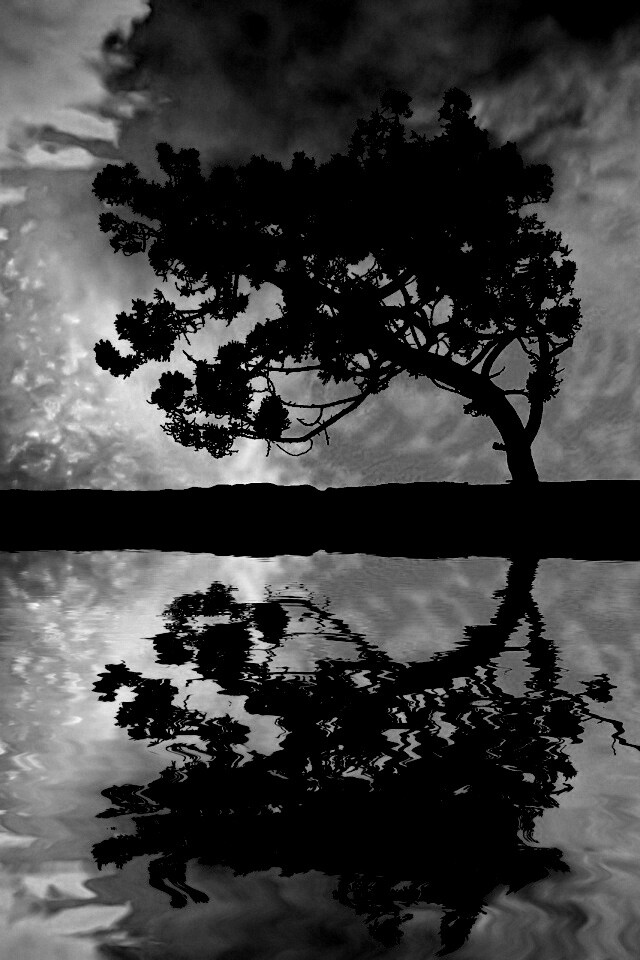 Зеркальное озеро обои