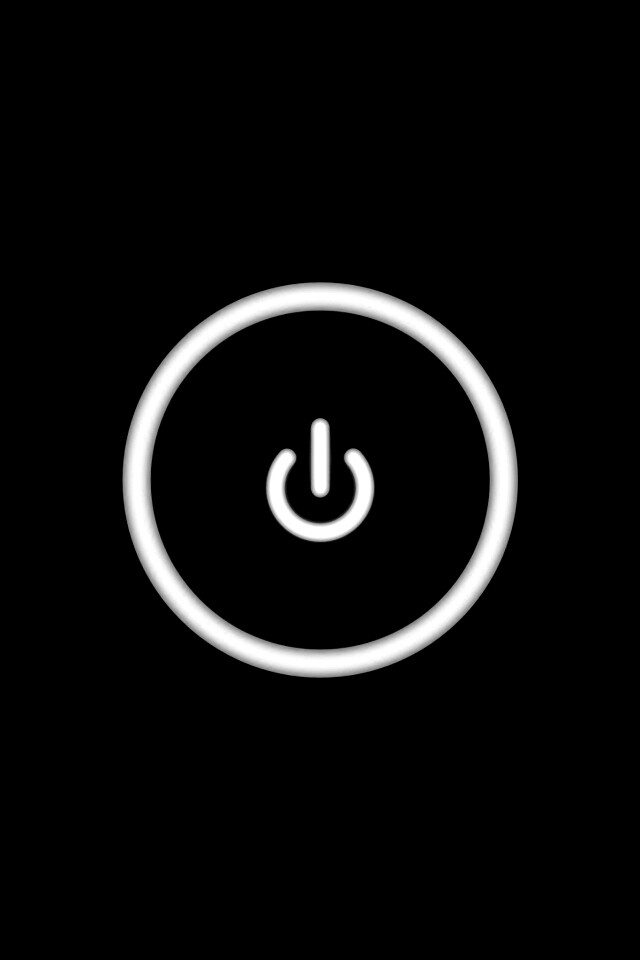 Горящая кнопка запуска обои