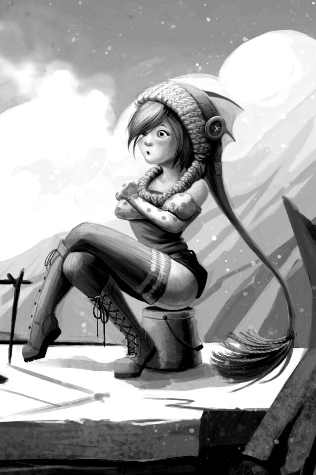 Тяготы зимней рыбалки обои