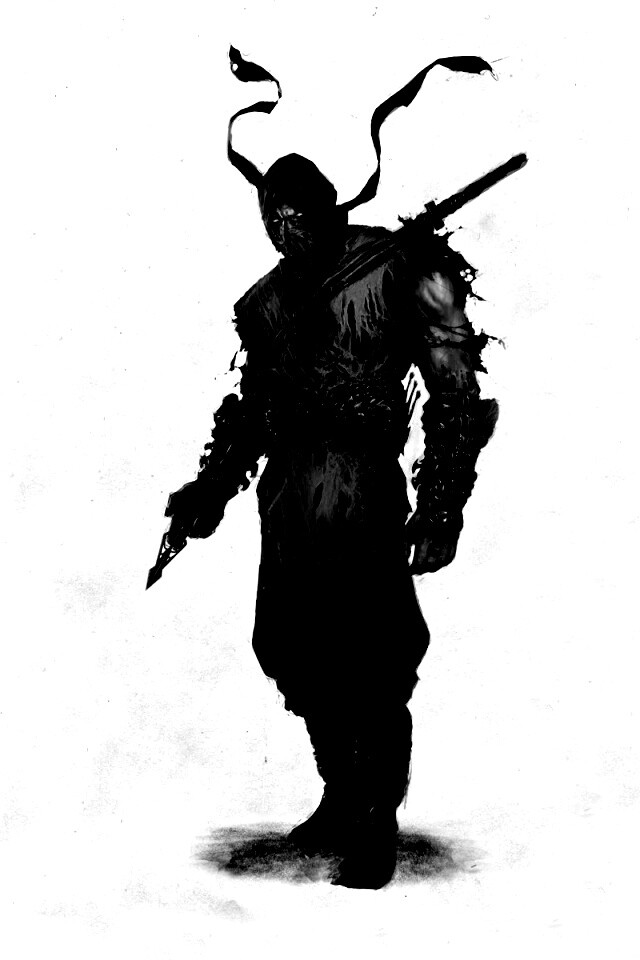 Скорпион из Мортал Комбат обои