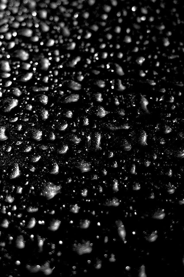 Вода собирается в капли обои