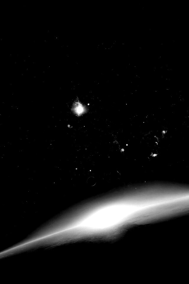 Восход в космосе обои