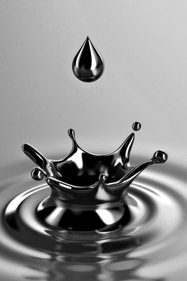 Золотая капля обои