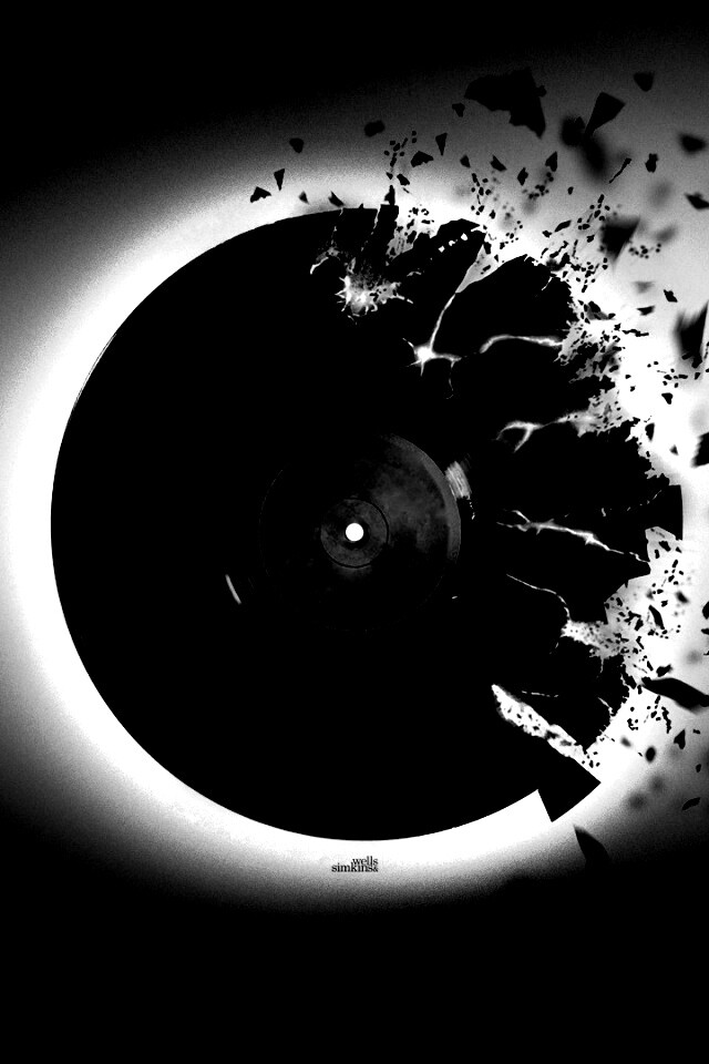 Разрывающийся винил обои