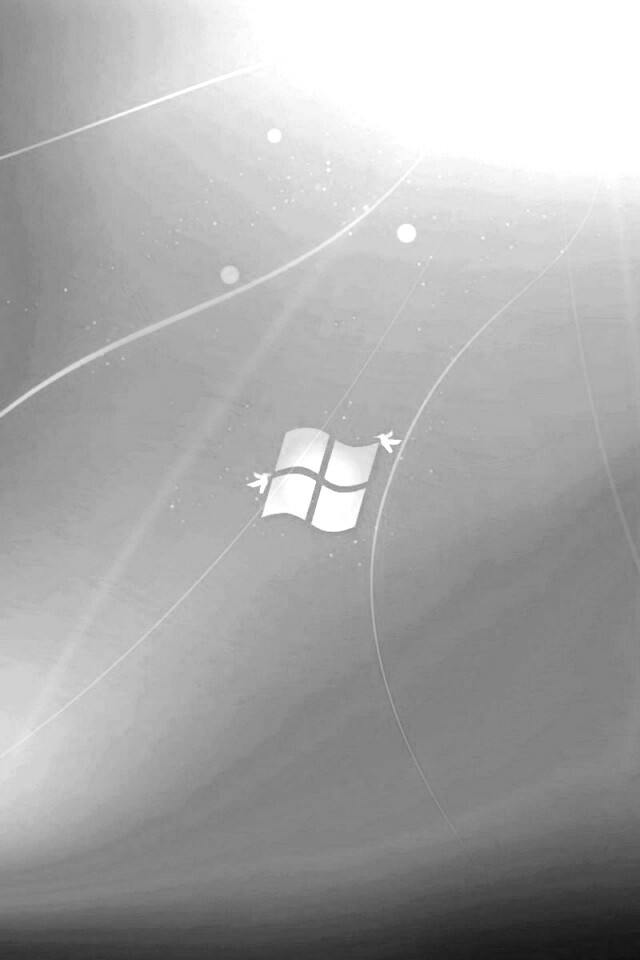 Оранжевый логотип Windows обои