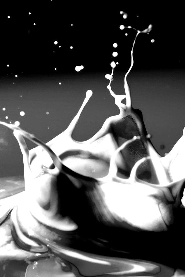 Брызги зеленой краски обои