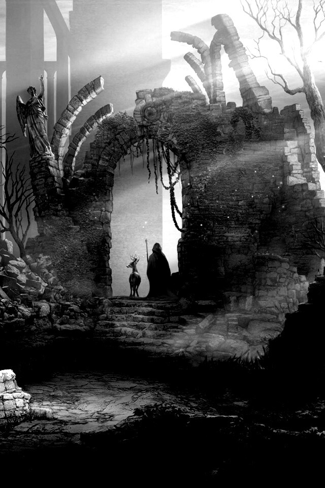 Маг в руинах обои