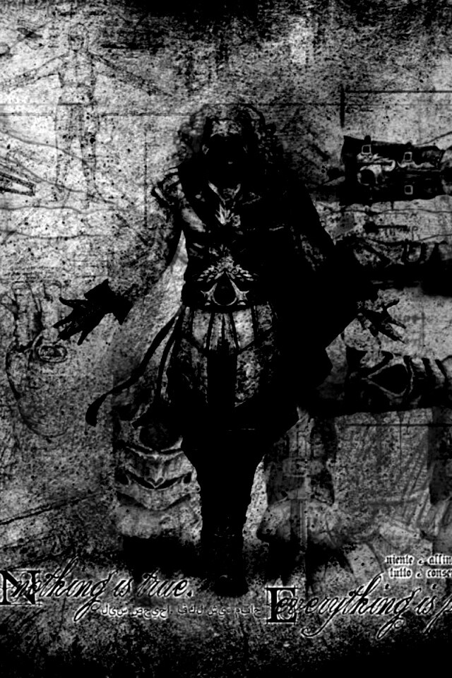 Гравюра Assasins Creed обои