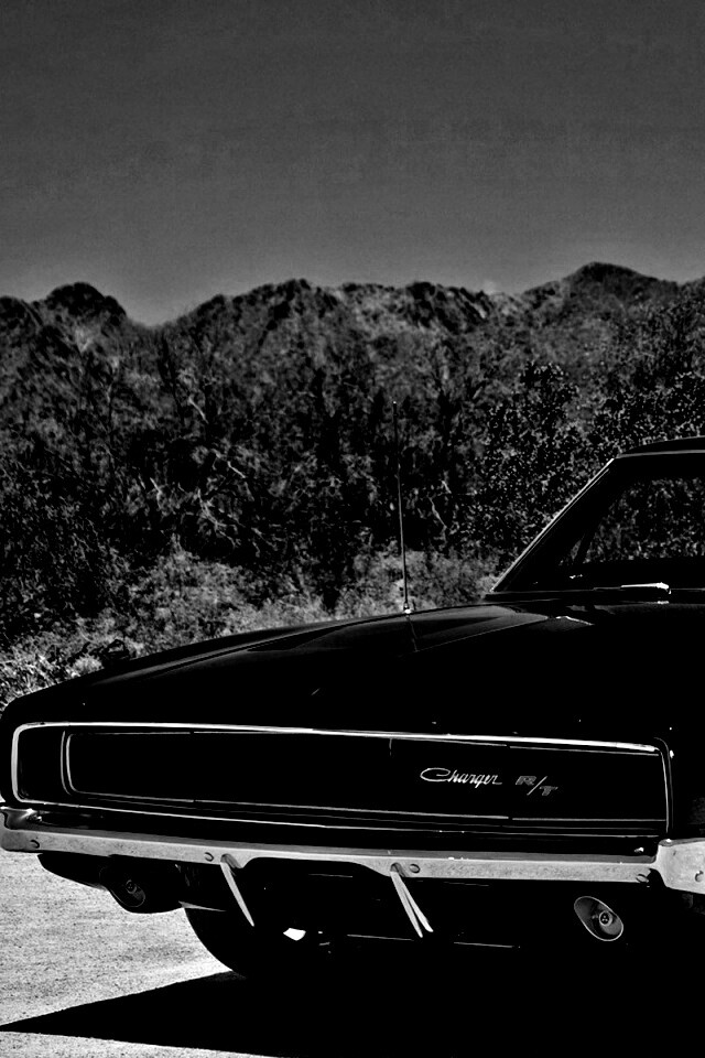 Черный Додж обои