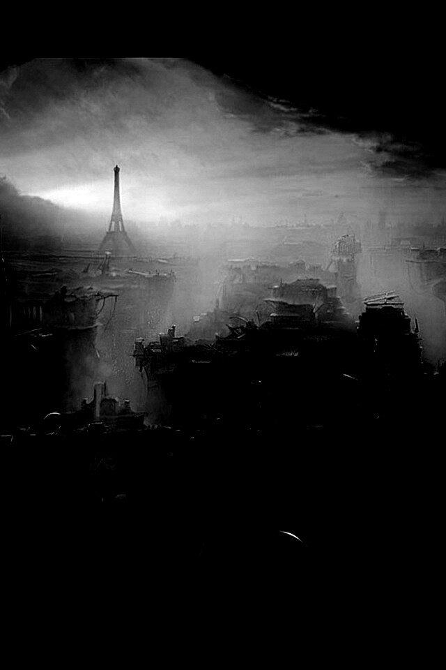 Постапокалиптический Париж обои